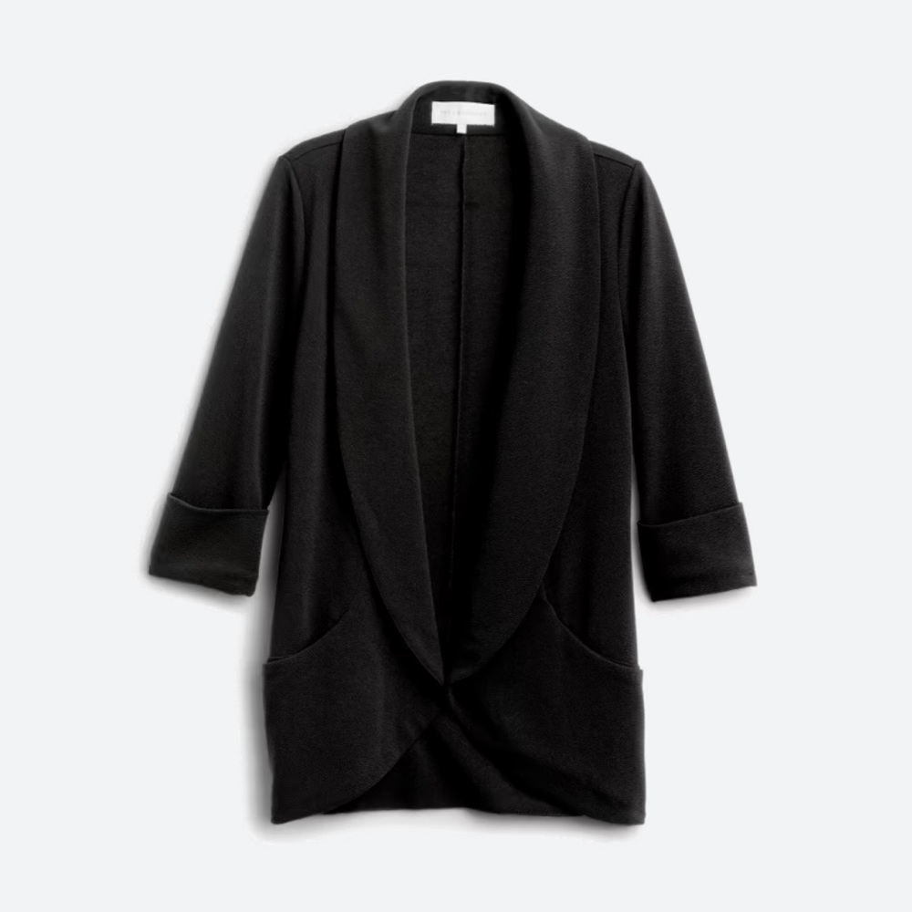 Melanie knit tunic blazer